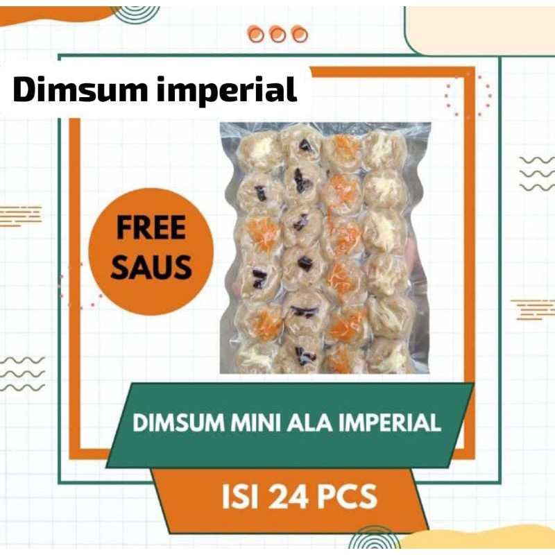 

Dimsum mini ala imperial isi 24 pcs |Frozen food