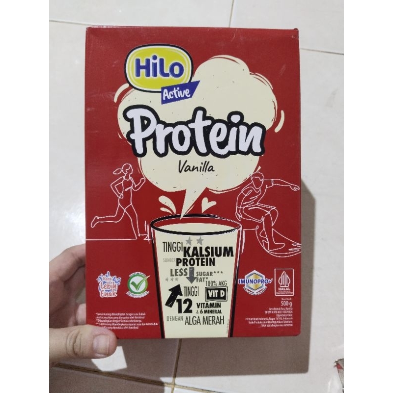 

500gr HiLo Active Protein rasa Coklat Vanila