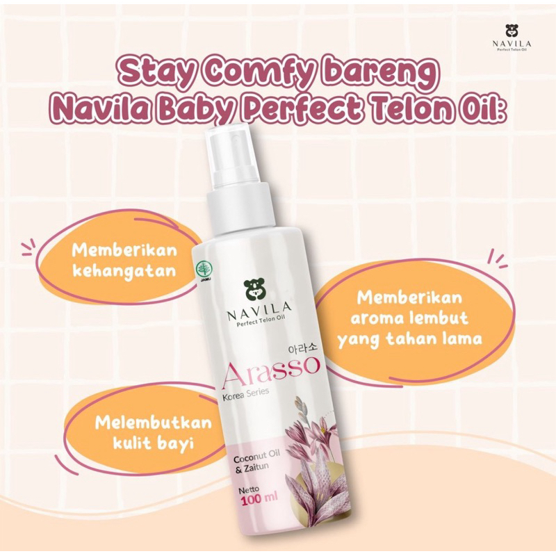 Minyak Telon Navila Arasso 100ml Navila Telon Oil 100ml