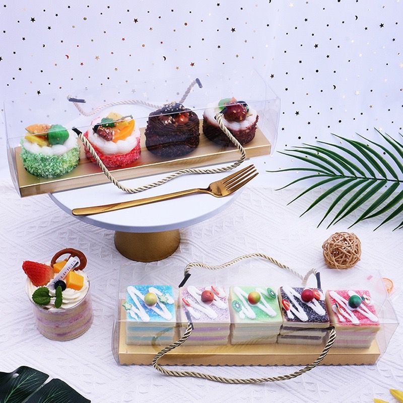 

1pcs Box Mika Tali + Holder Lubang cupcake, pudding cup, pie, muffin | Cocok Box Hampers