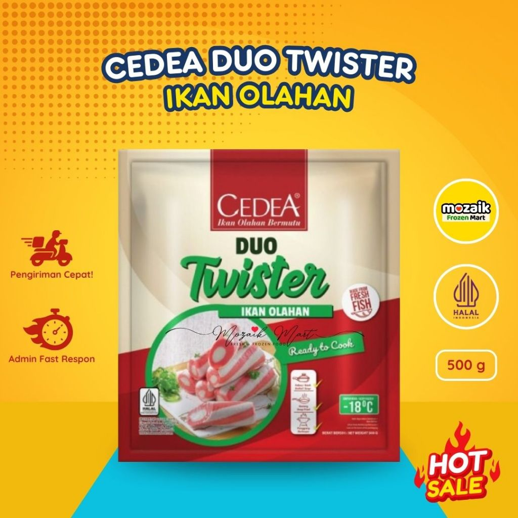 

Duo Twister Cedea Frozen Mart Frozen Food Palembang 500gr