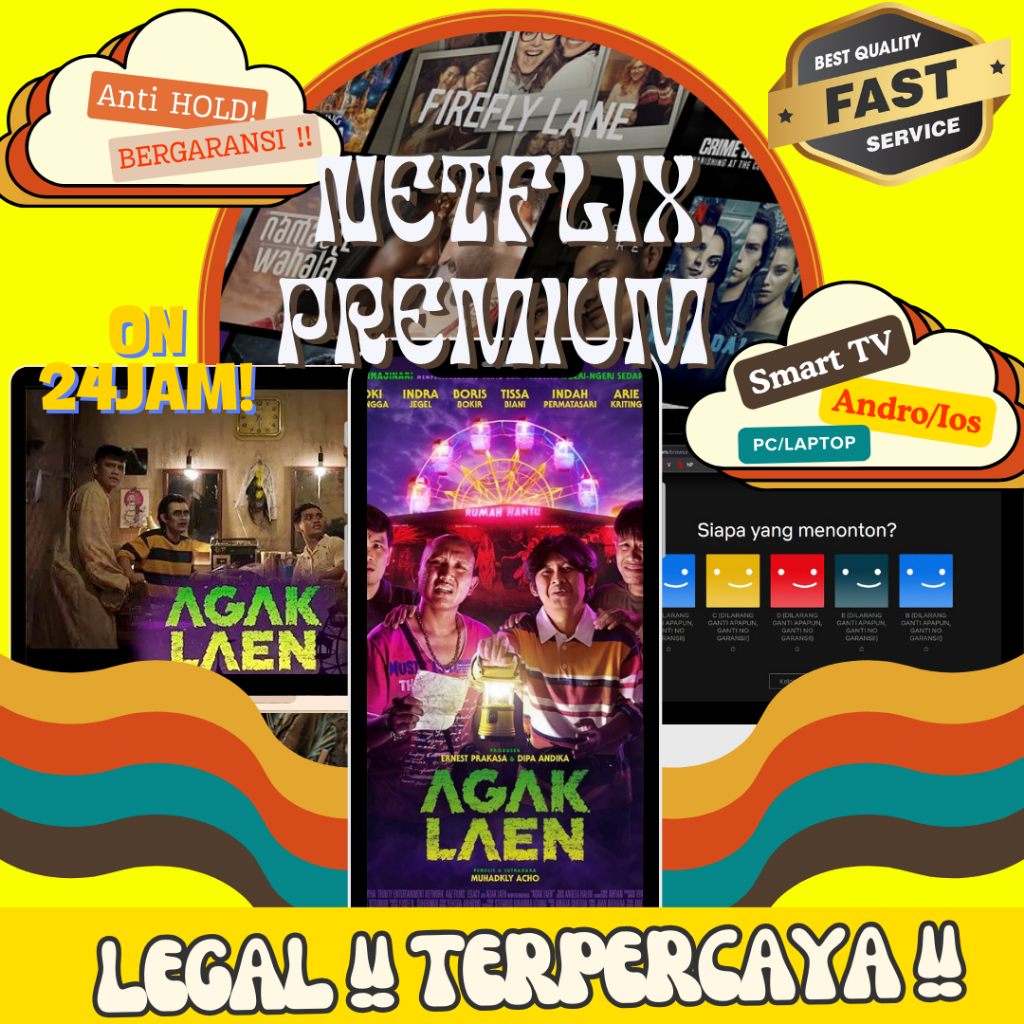 NETFLIX PREMIUM  ANTI SCREEN LIMIT - FULL GARANSI