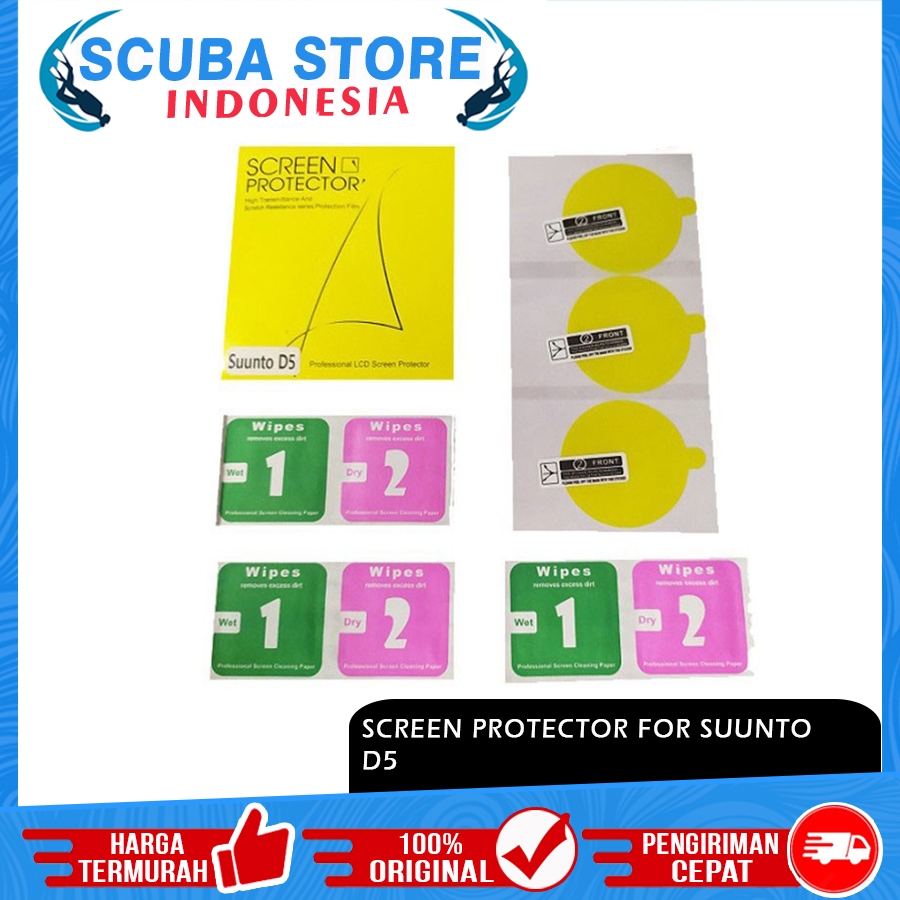 Film Screen Guard Protector Dive Computer Suunto D5 Pelindung Layar Dive Comp Watch Accessories Jam 
