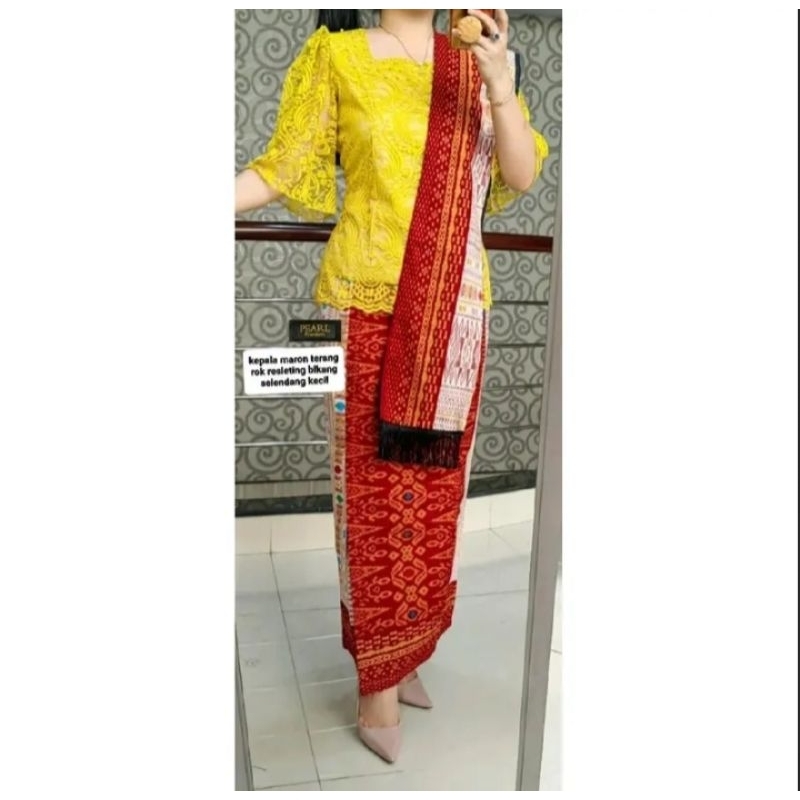 Rok selendang etnik span panjang resleting berlapis premium rok selendang motif rok selendang terbar