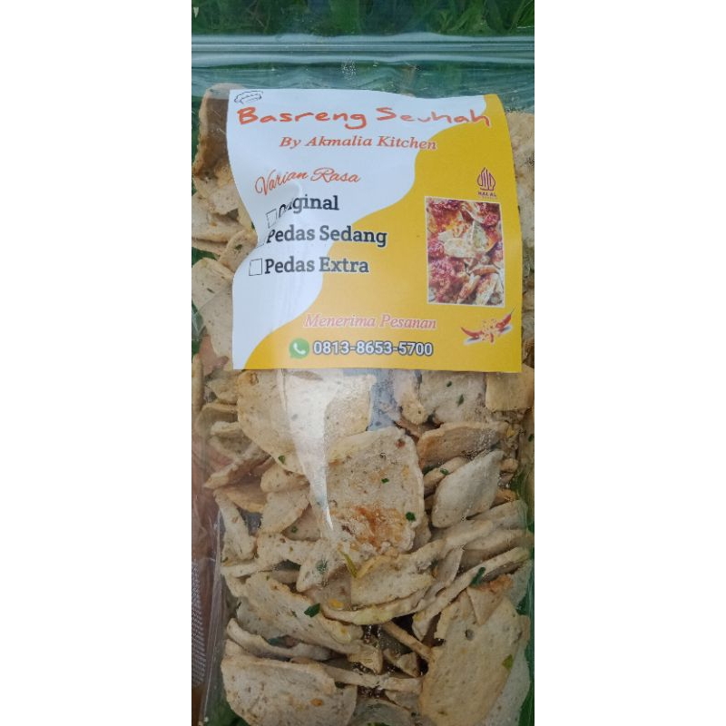 

BASRENG KOIN SEUHAH RASA ORIGINAL/GURIH DAUN JERUK 500 Gr