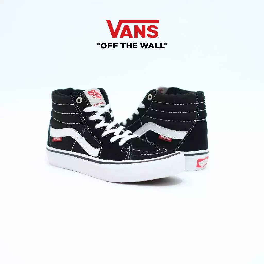 Vans Sk8 Hi Pro Black White