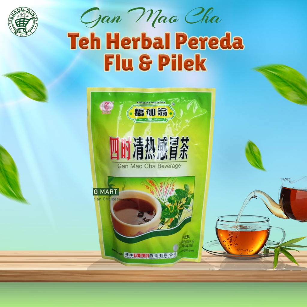 

Gan Mao Cha Beverage - Teh Herbal Pereda Flu dan Pilek