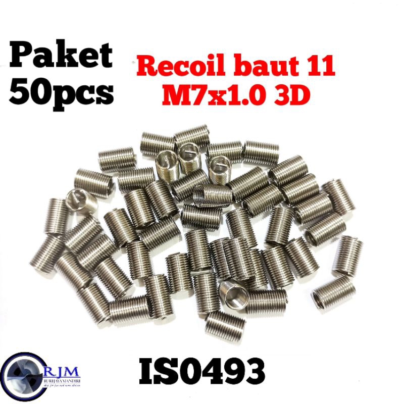 50pcs recoil m7x1.0 3D recoil baut 11 recoil baut kunci 11 bukan recoil baut 10