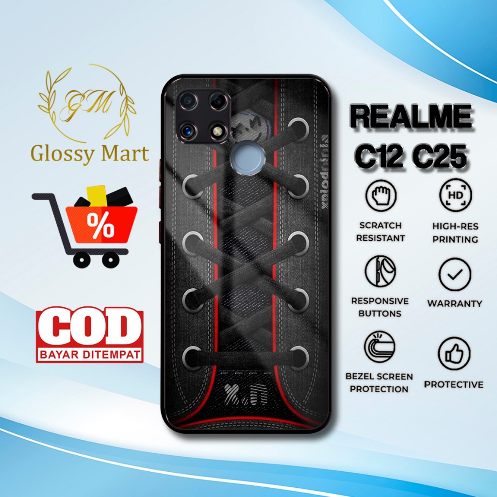 Case Realme C12 / C25 Terbaru - Casing Realme C12 / C25 - Motif Tali 02- Hardcase Premium Glossy - S