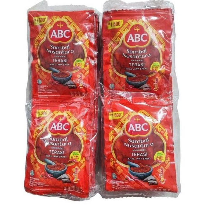 

Sambal ABC Terasi isi 10 Sachet