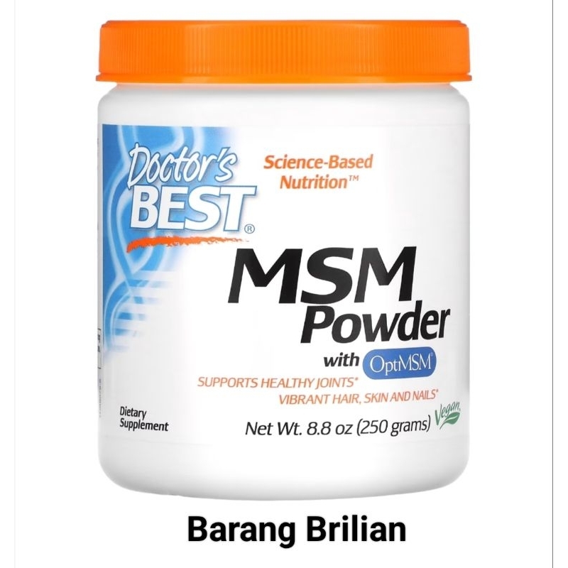 Doctor's Best MSM Powder with OptiMSM 250 Gram