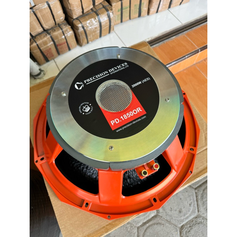 SPEAKER PD 1850 ORANGE ORIGINAL DOUBLE DEMPER SPEAKER PRECISION DEVICES ORIGINAL 1850