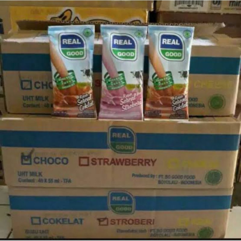 

RB Susu REAL GOOD Bantal 50ml 1 Dus isi 60