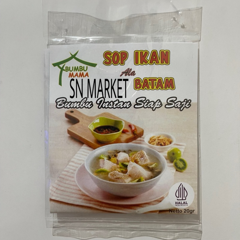 

Bumbu Sop Ikan Batam 20 gr