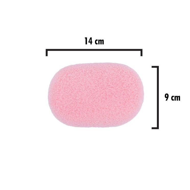 Grosir Tammia Exfoliating oval sponge pink 92A