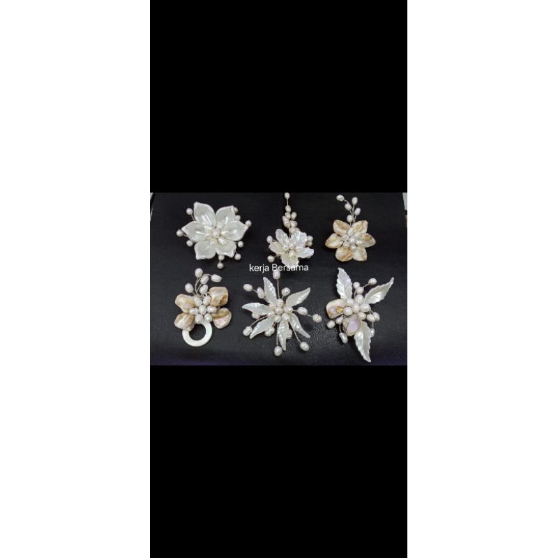 Bros mutiara asli air tawar dan kulit kerang