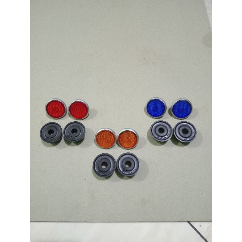 MATA KUCING LAMPU MATA KUCING SETT KARET MATA KUCING MERAH KUNING BIRU SETT KARET