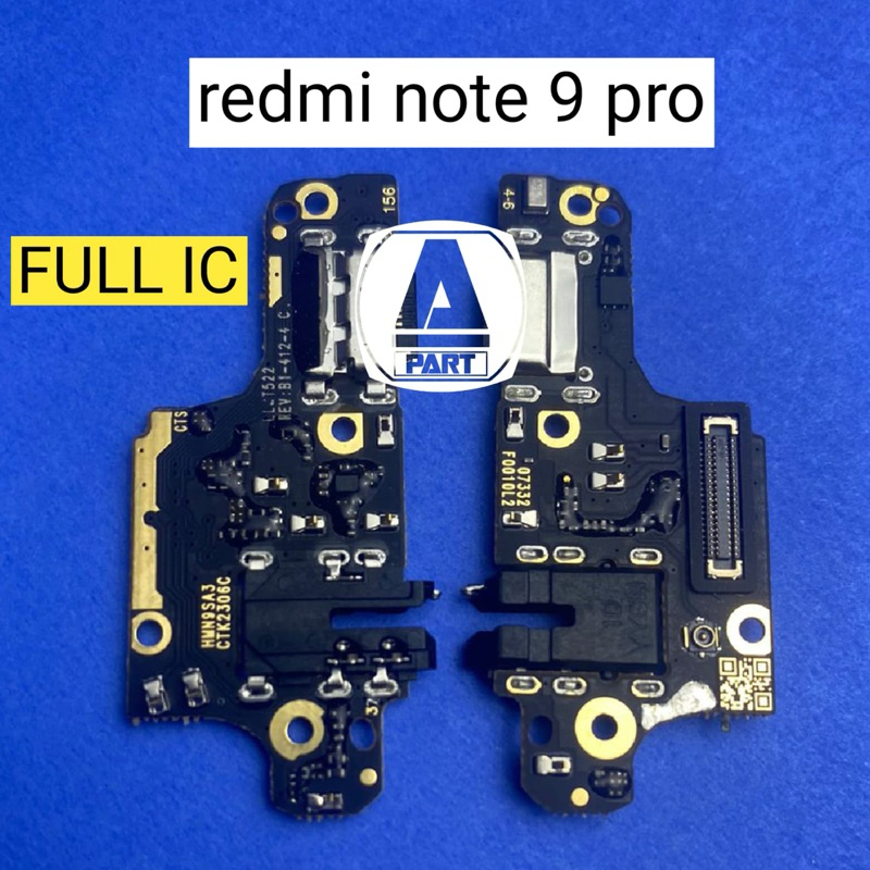 PAPAN CHARGER REDMI NOTE 9 PRO FULL IC