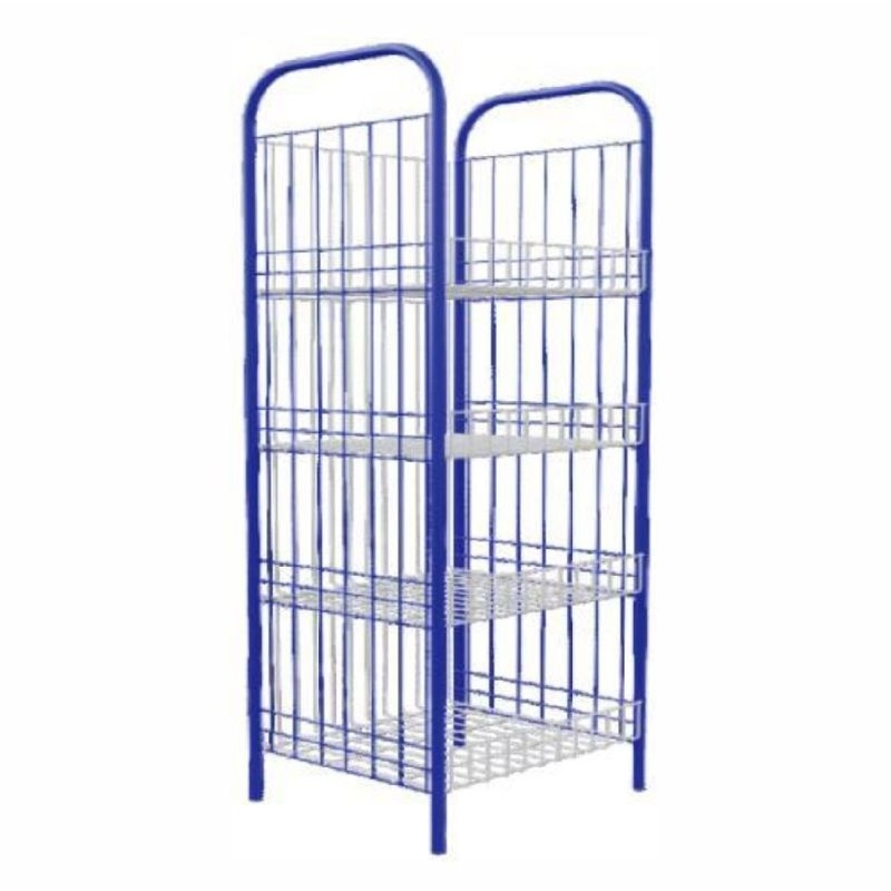 Rak chiki susun 4 jumbo/ rak snack besi Hoky susun 4 jumbo / Rak serbah