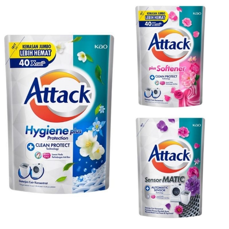 ATTACK Liquid Detergent 1200ml - ATTACK Deterjen Cair 1200ml