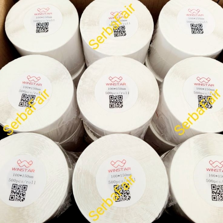 

Stock baru Label Barcode 1 x 15 Kertas Sticker Thermal Resi 1x15MM WINSTAR ISI 5 PREMIUM SPEC