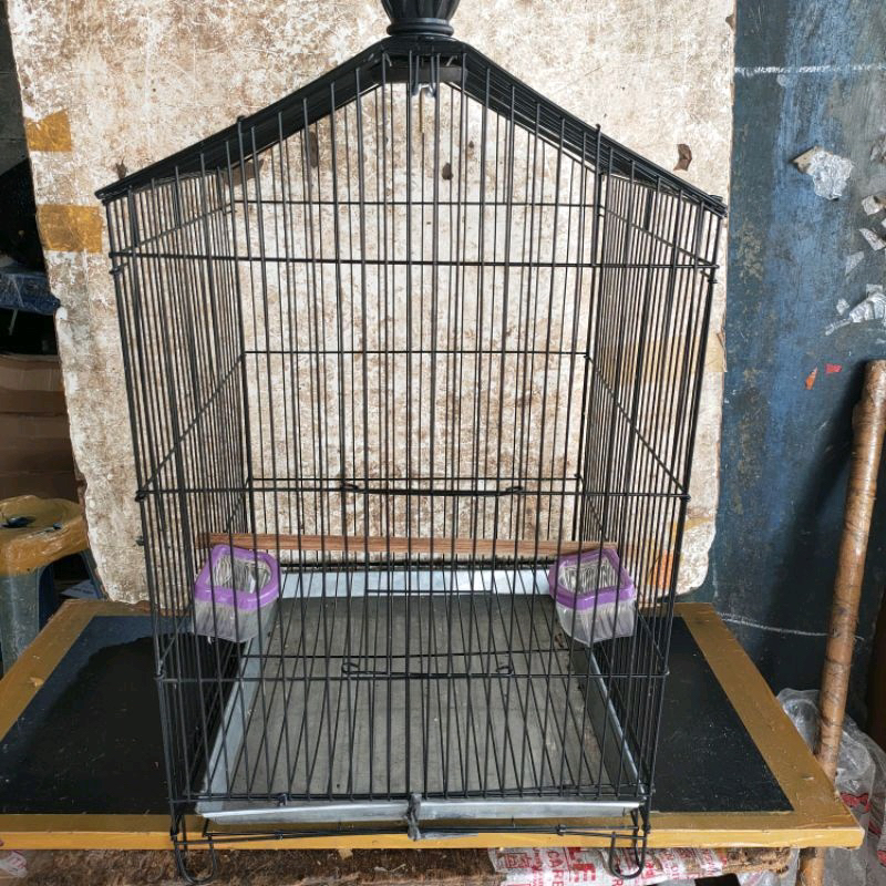 Sangkar Kandang KOTAK BESI NO 2 burung jalak, cucak ijo , beo, kacer