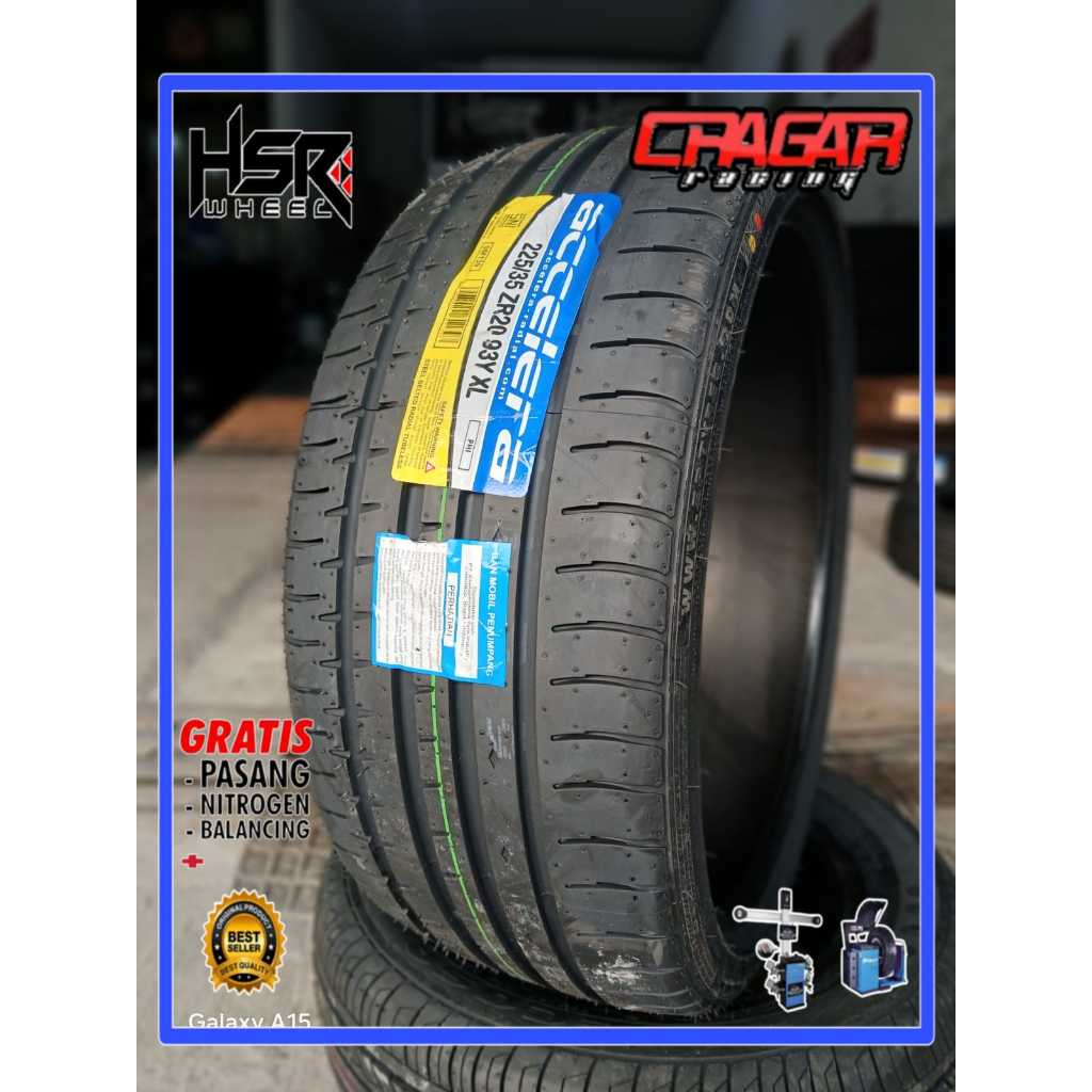 Ban Mobil Tuble Ukuran 225 35 Ring 20 Merk ACCELERA Phi