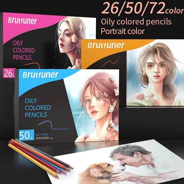 

Brutfuner Oily Pencil Soft Core Pensil Warna Brutfuner Edisi Soft Core