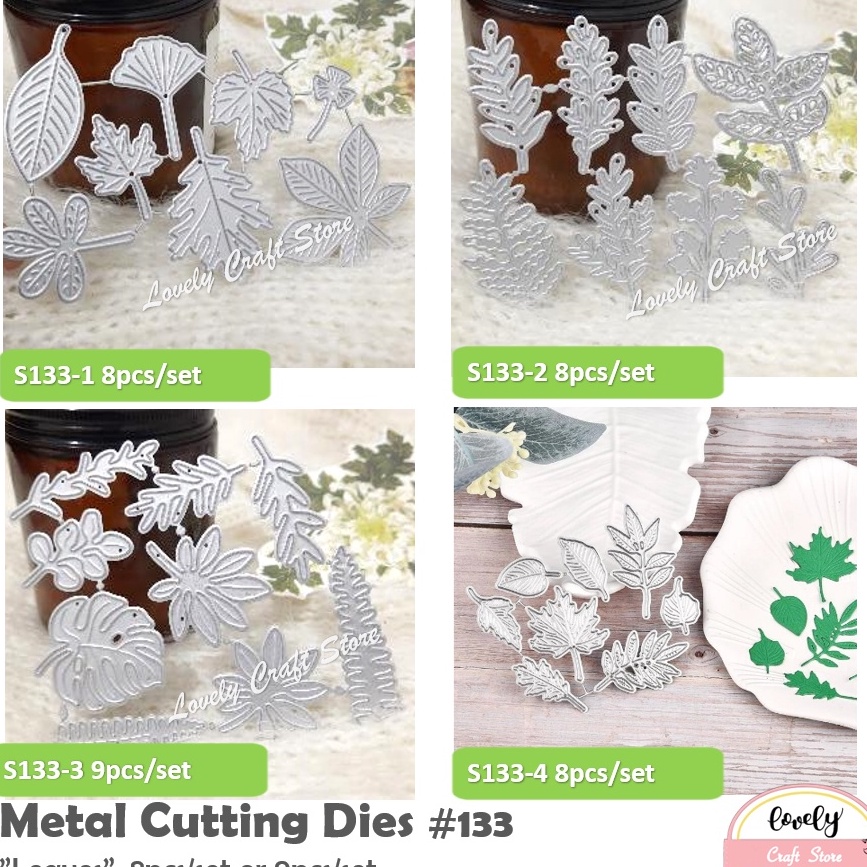 

Paling Popular Metal Cutting Dies 133 Cetakan Stensil Stencil Mold Metal bentuk daun leaf untuk bahan mahar scrapbook cards journal 133