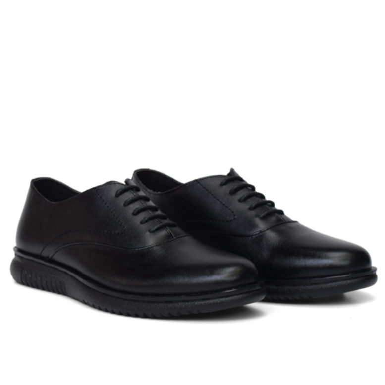 Sepatu Pantofel Formal Kerja Pria Oxford WETAN Majapahit 1 Kulit Hitam