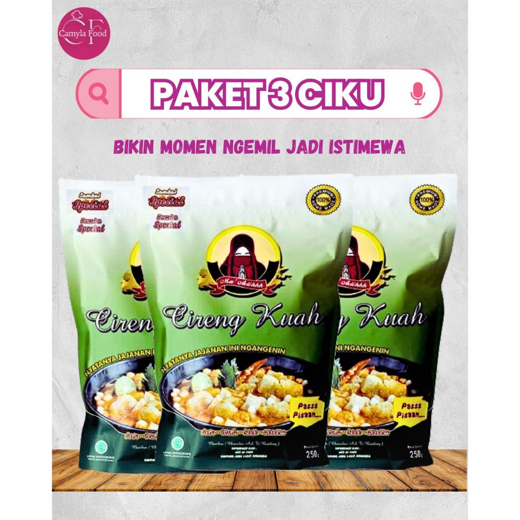 

Cireng kuah instan Bundling 3 pcs - Cireng Kuah Camylafood