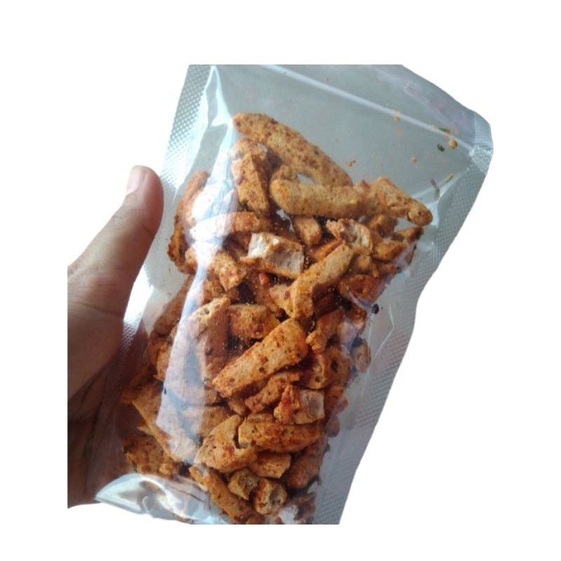 

Basreng Pedas Gurih 100gr, Basreng Cemilan Renyah 100gr