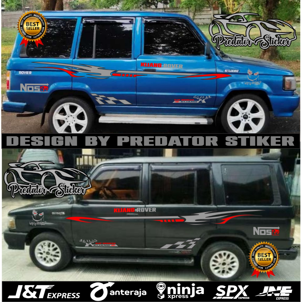 TERBARU STIKER CUTTING MOBIL KIJANG ROVER MURAH