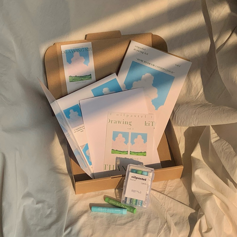 

[room.533] oil pastel drawing kit