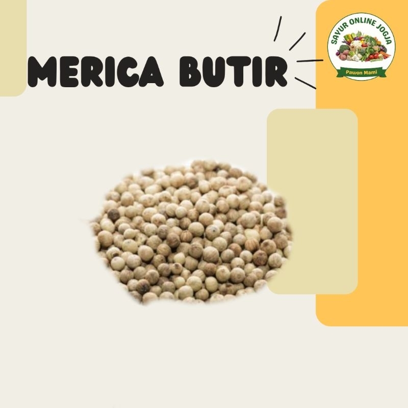 

Merica butir 20gr - PAWON MAMI SAYUR ONLINE JOGJA