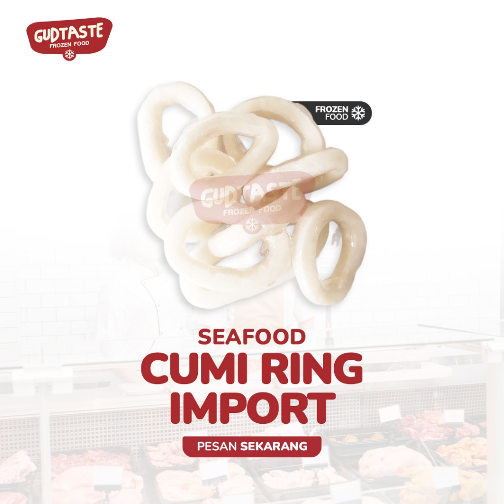 

Cumi Ring Import 500 Gram - Ring Squid - Bersih - Kupas - Seafood - Jual Cumi - Surabaya - Sidoarjo