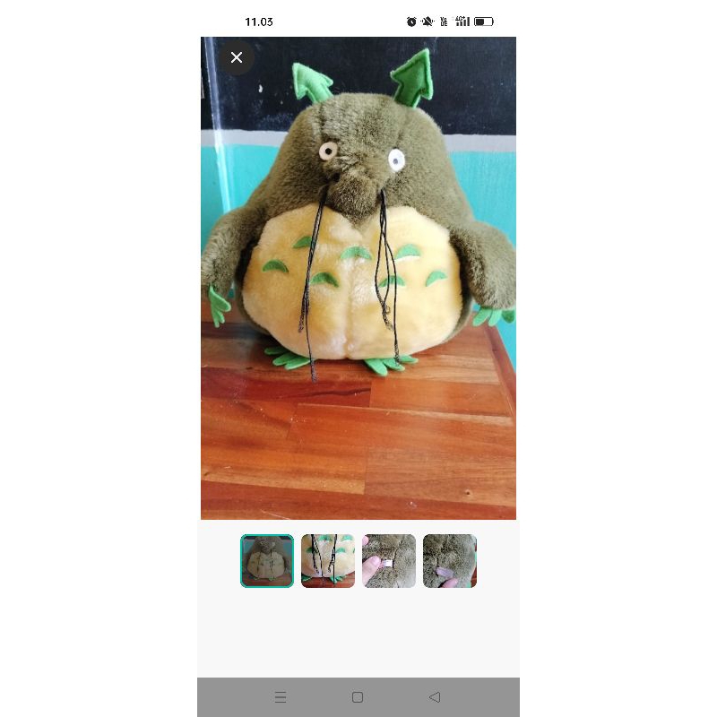 boneka totoro hijau rare