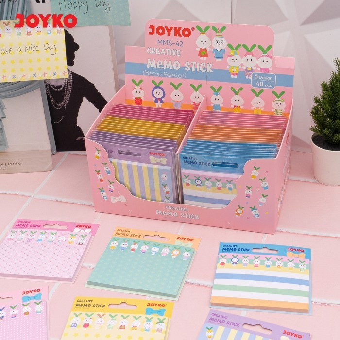 

Memo Stick Sticky Note Kertas Memo Memo Tempel Joyko MMS-42 Creative
