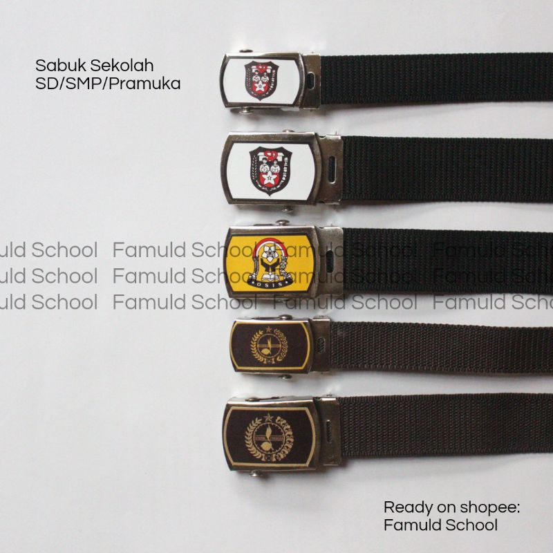 Sabuk SD/SMP/Pramuka, Sabuk Anak SD, Sabuk Anak SMP, Sabuk Anak Pramuka,Ikat pinggang sekolah, Ikat 