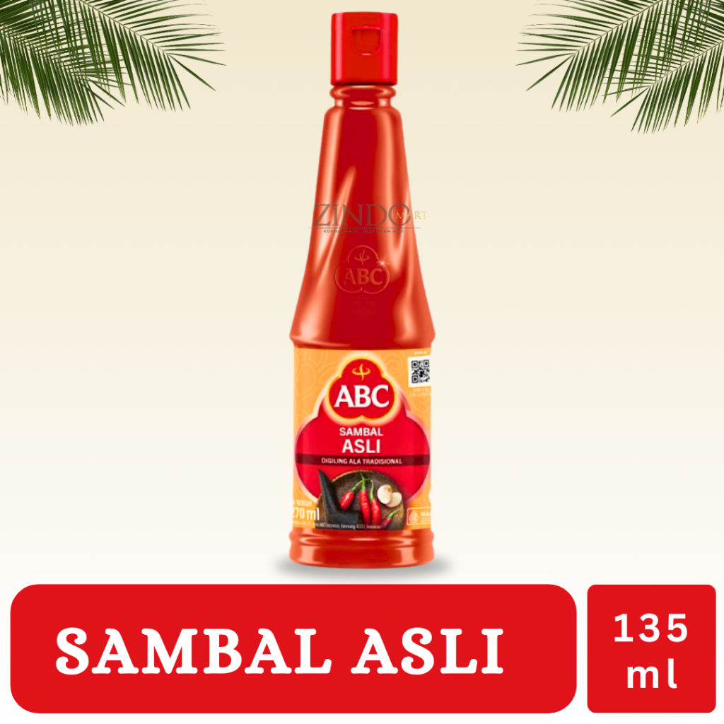 

SAUS SAMBEL ASLI ABC 135ML KEMASAN BOTOL