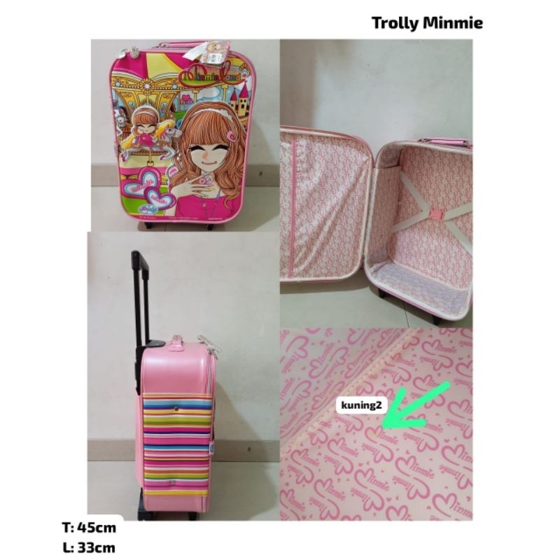 TAS TROOLEY MINMIE REJECT TAS SEKOLAH ANAK