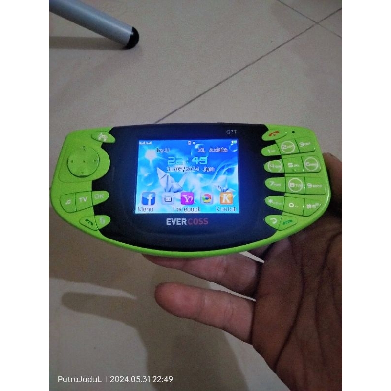 Evercoss Cross G7T Gaming Phone Normal Original Mulus Jadul Langka Unik Imut Speaker Bass Stereo Jos