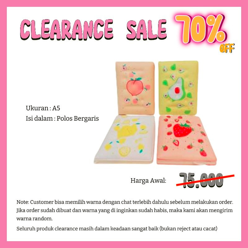 

[GARANSI 7 HARI] MARSHOFFICIAL NEW STYLE BUKU HARIAN DIARY IMPORT SAMPUL SQUISHY MOTIF BUAH BUAHAN