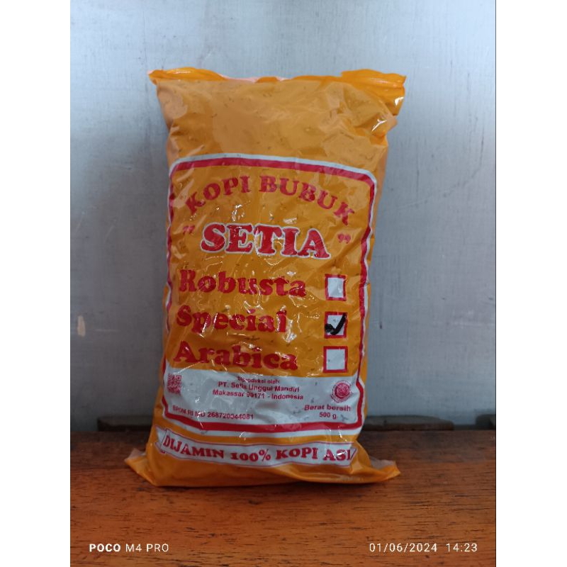 

Bubuk Kopi Spesial 500 gr