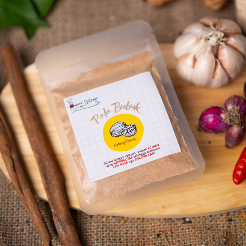 

Dapoer Natasya - Pala Bubuk Nutmeg Powder Bumbu Masak Murni ekonomis (30gram)