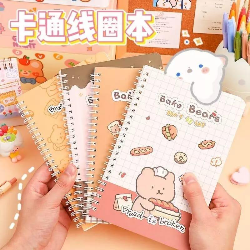 

HM14 Buku Tulis Ring A5 Notebook Ring A5 isi 60 Lembar Buku Catatan