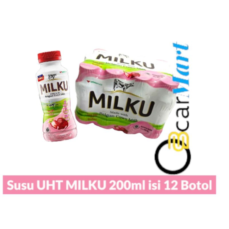 

DEPO Susu MILKU Stroberi 200ml isi 12 Botol Rasa Strawberry dari WINGSFOOD