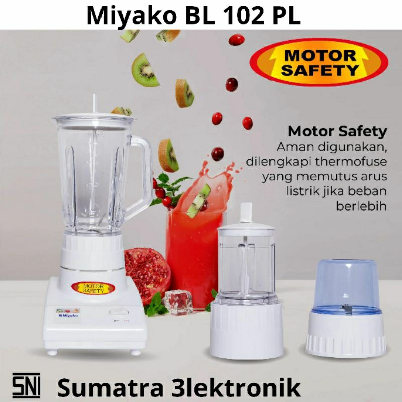 MIYAKO Blender  3 in 1 BL-102 PL