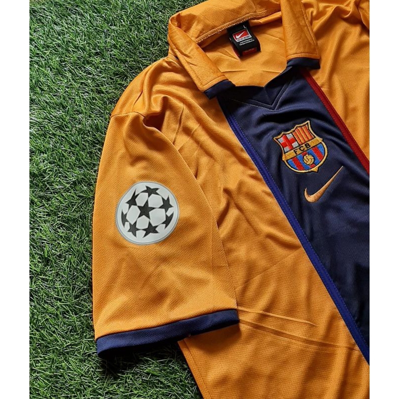 Jersey Retro Barcelona awsy UCL 2001-2002