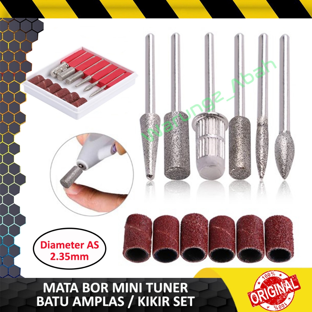 MATA BOR KEPALA DREMEL MINI TUNER TUNNER CUNER GRINDER GERINDA GURINDA GRINDA NAIL NAILS ABRASIVE GR
